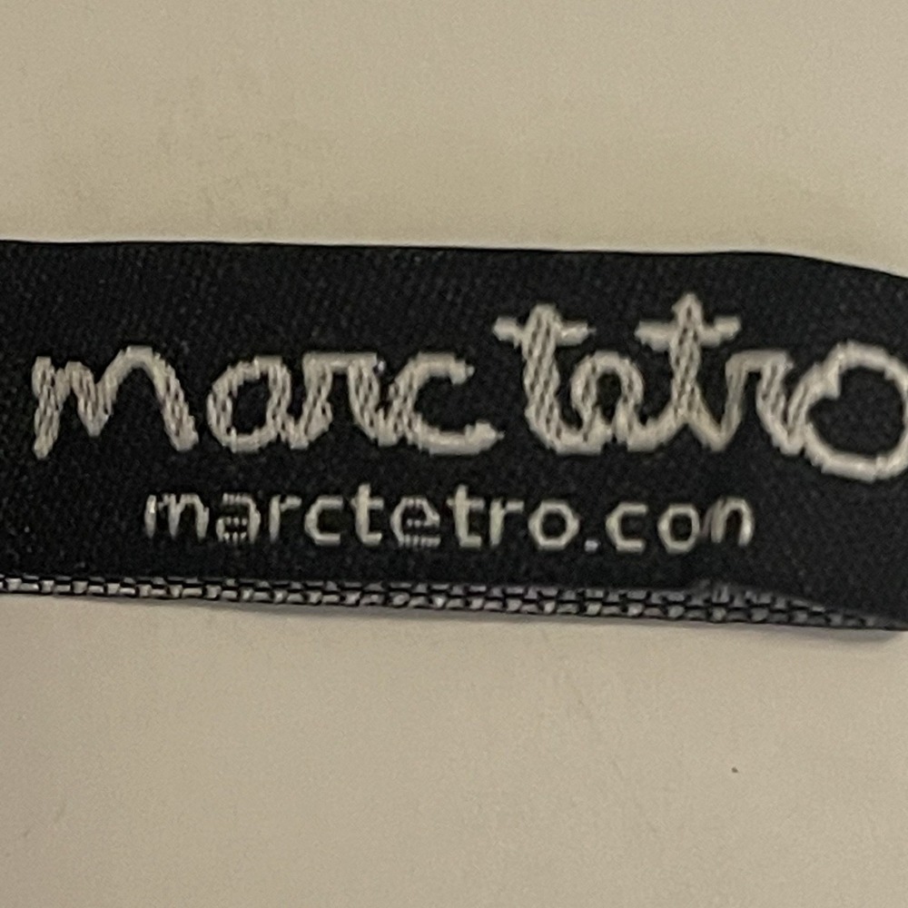 Marc Tetro Cat Crossbody Bag Pink Black Vinyl Shoulder Purse Adjustable - Picture 7 of 11